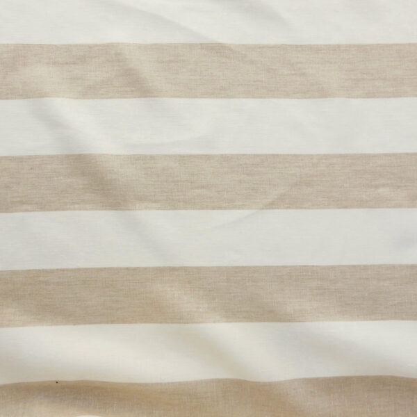120” 100% Belgian Linen Yarn Dyed Stripe Fabric