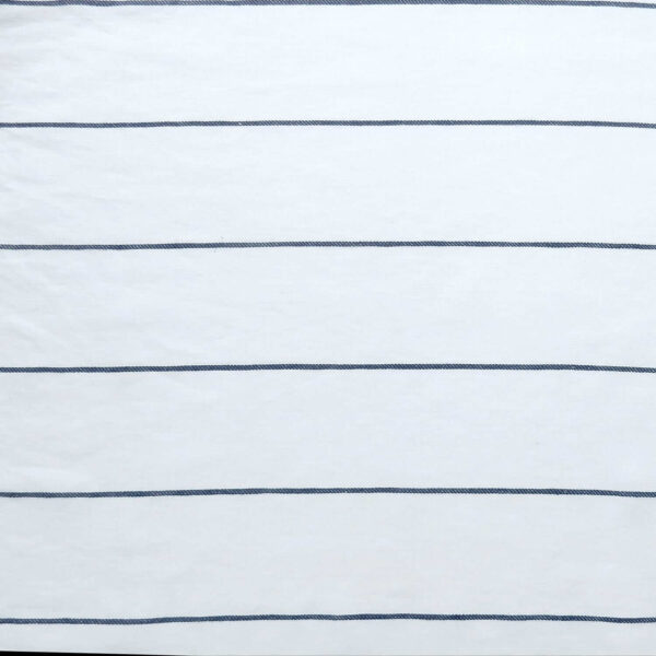 Chamonix 100% French Linen Wide Ticking Stripe Fabric