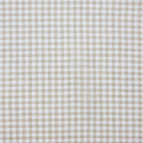 Clichy 100% Linen Gingham Fabric