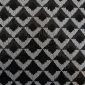 Klauber Black & White Chevron Sequin Lace 639520