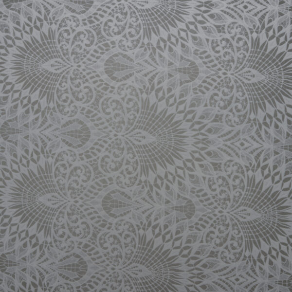 Klauber Ivory Sunburst Floral Double-Scalloped Lace Fabric – 39092-XDP
