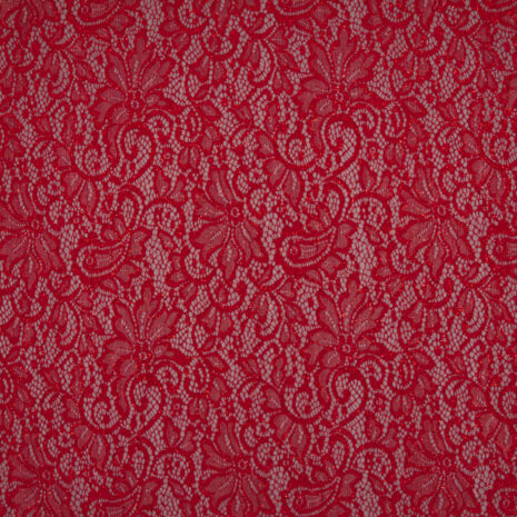 no sku red paisley